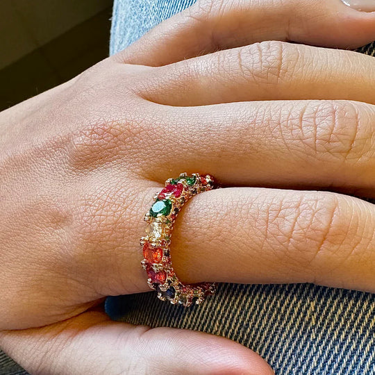 Anel Coroa Banho Ouro 18k – foto 1 | Selet Joias