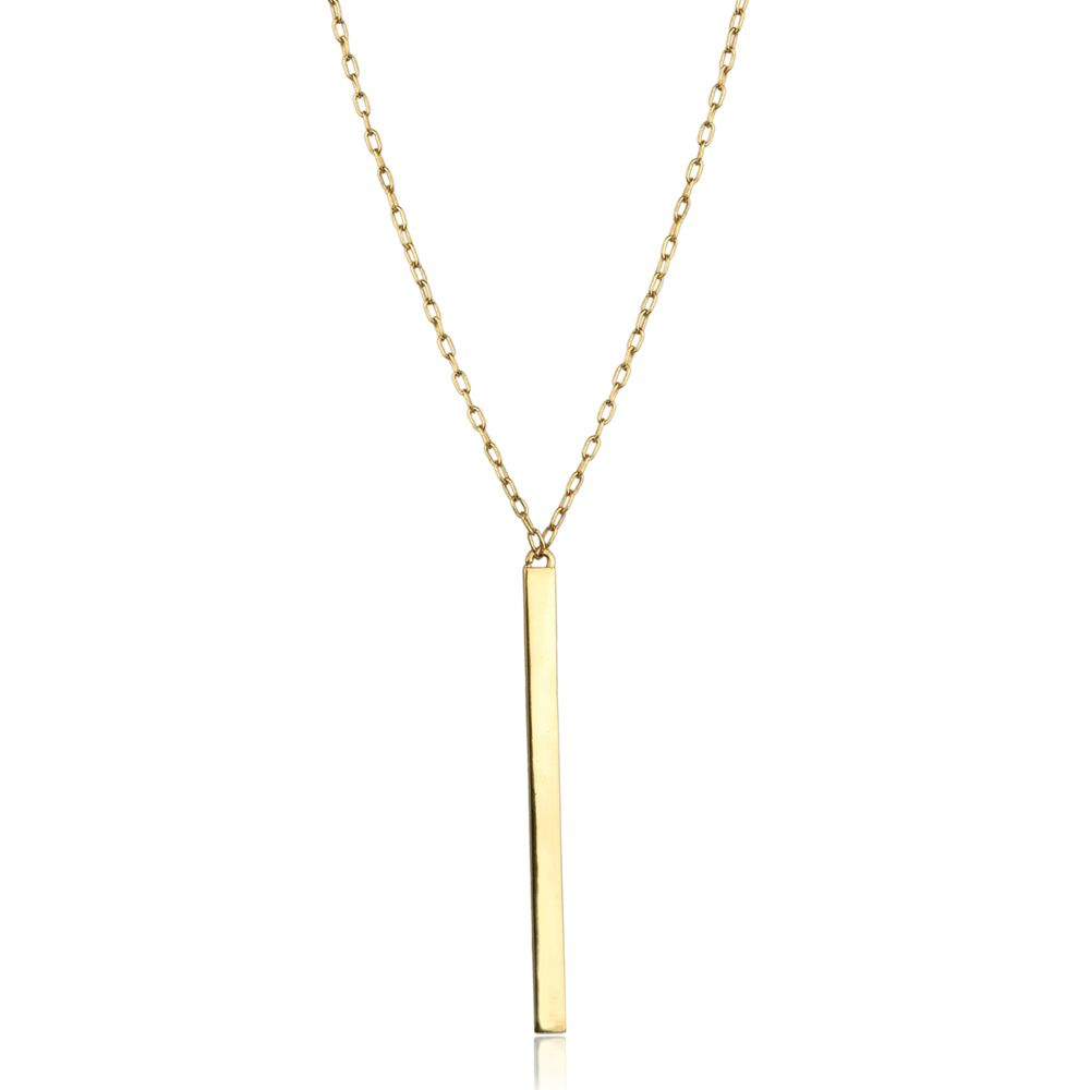 Modelo usando colar trio banho ouro ou ródio no pescoço