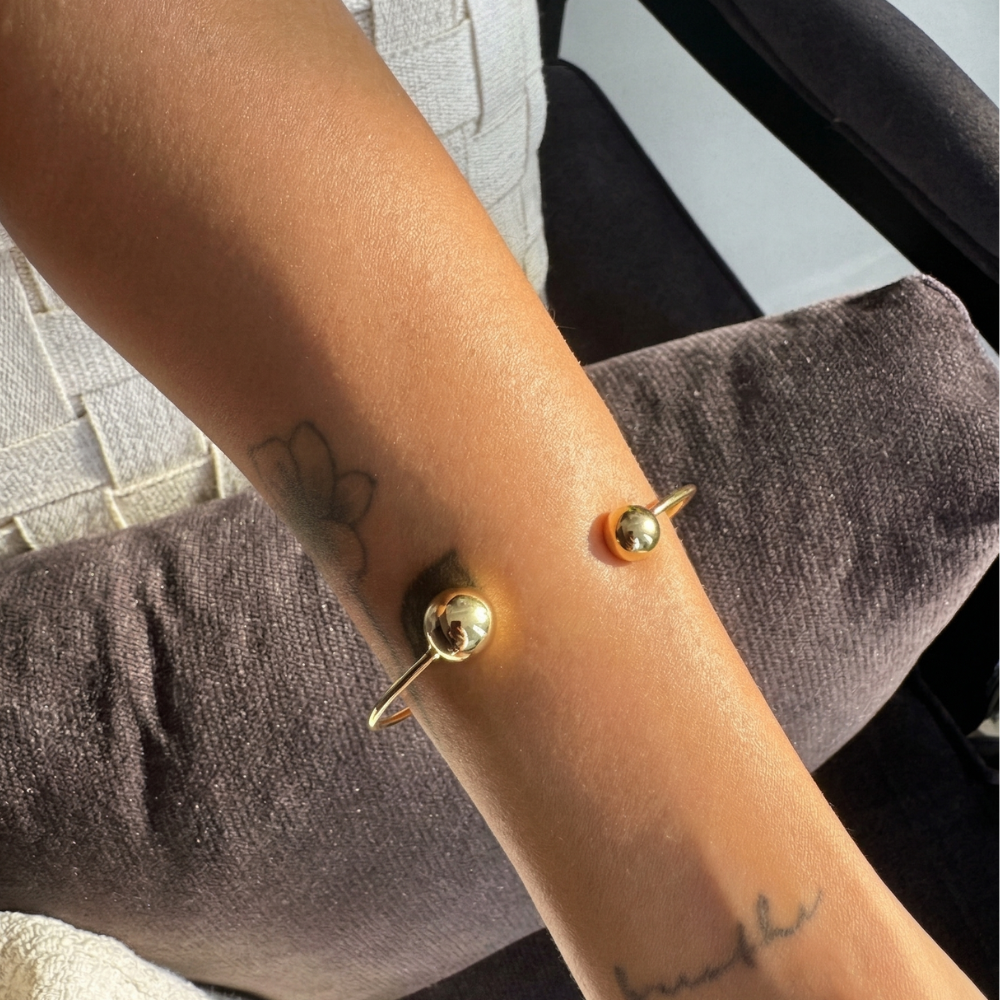 CHOKER + BRACELETE BOLA