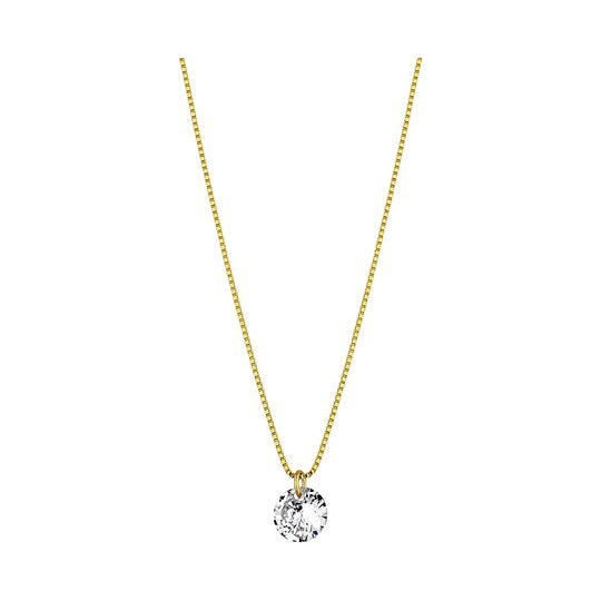 Colar Ponto de Luz Banho Ouro 18k