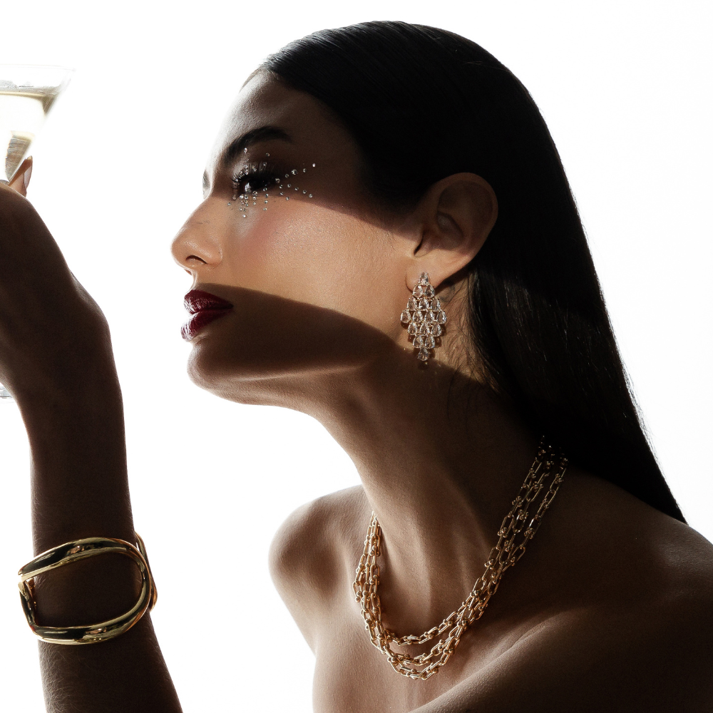 BRINCO LÁGRIMAS CRISTAL