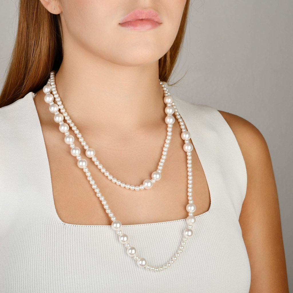 COLAR PÉROLAS LONGO
