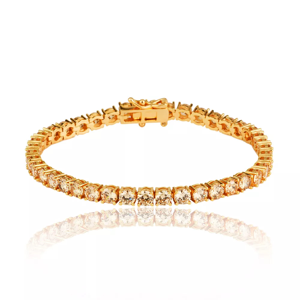 PULSEIRA RIVIERA CHAMPAGNE OURO 18K
