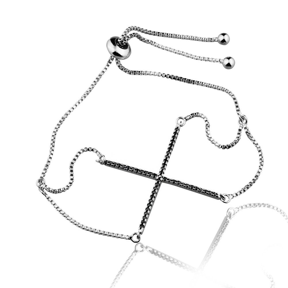 PULSEIRA X BANHO RÓDIO BRANCO OU OURO 18K