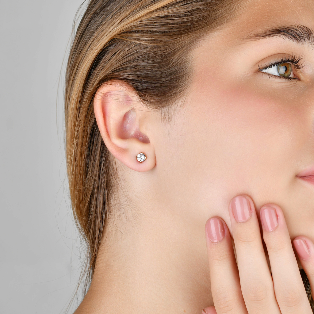 BRINCO SOLITÁRIO 5 MM