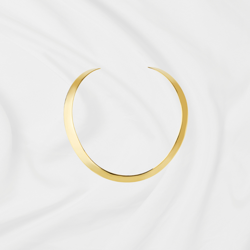 CHOKER CLEÓPATRA BANHO RÓDIO OU OURO 18K