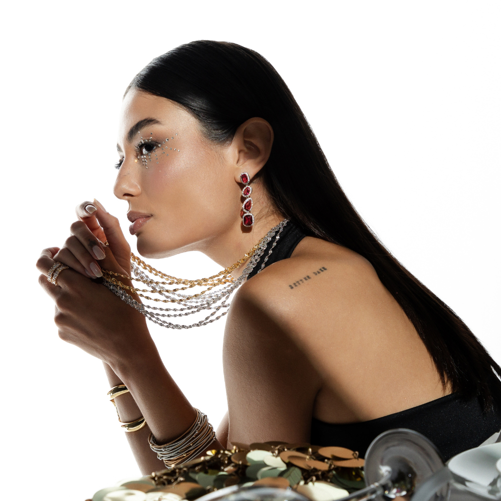 COLAR TORCIDO LISO RÓDIO BRANCO