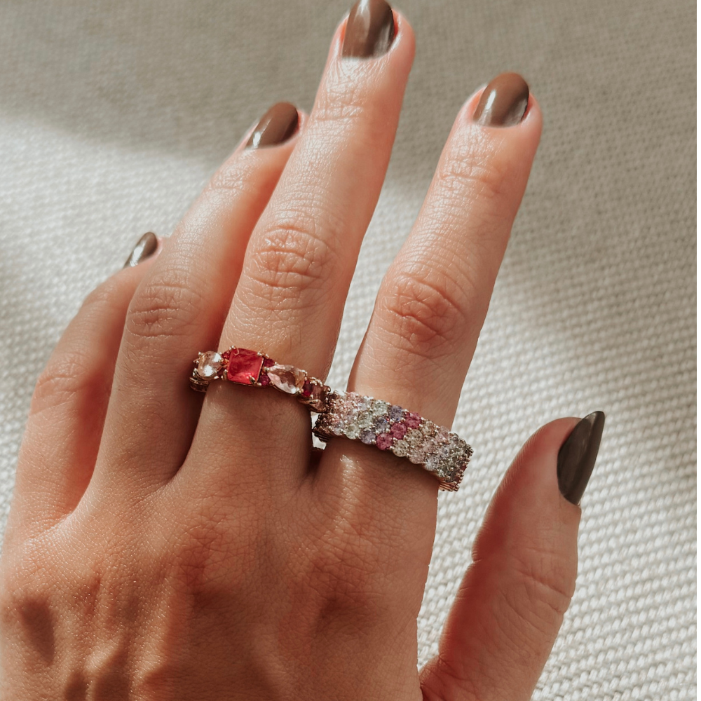 ANEL CRAVEJADO BANHO OURO 18K