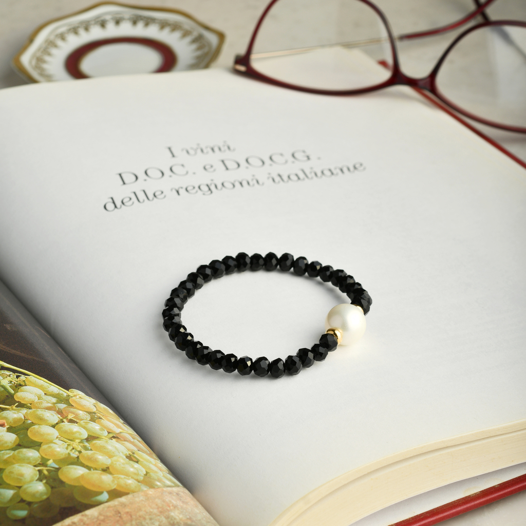 PULSEIRA CRISTAIS E PÉROLA