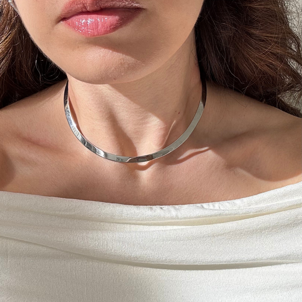 CHOKER CLEÓPATRA RÓDIO + PINGETE ROSA
