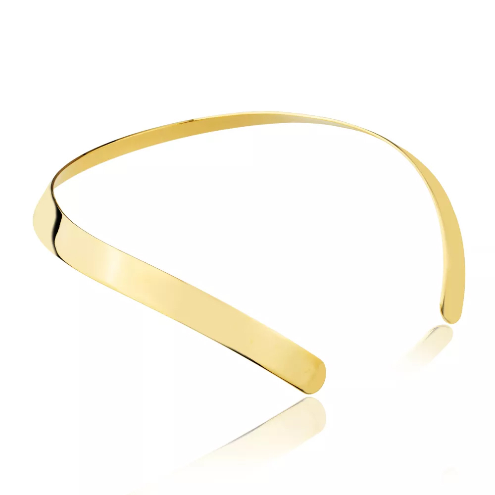 CHOKER CLEÓPATRA BANHO RÓDIO OU OURO 18K