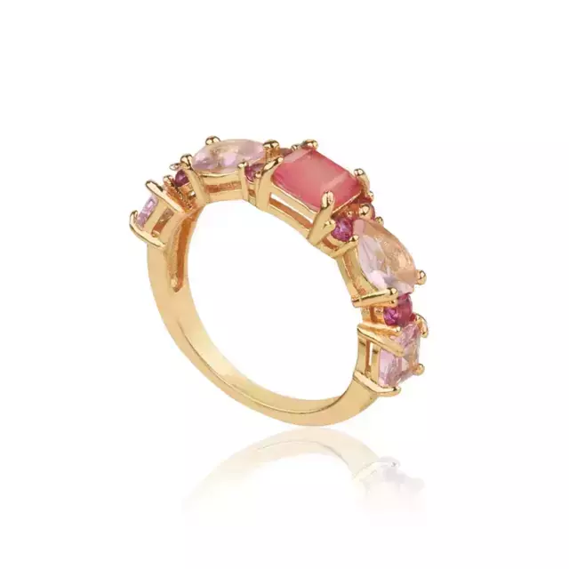 ANEL CRAVEJADO BANHO OURO 18K