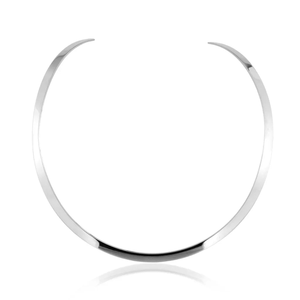 Colar gargantilha prata minimalista, joia elegante e moderna para mulheres