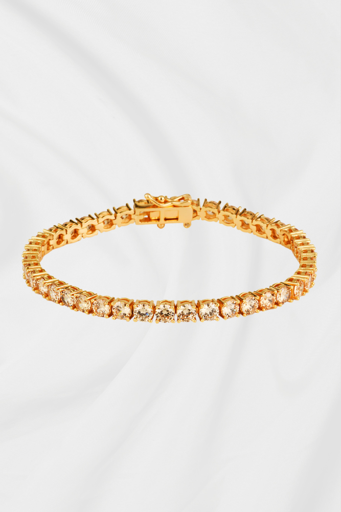 PULSEIRA RIVIERA CHAMPAGNE OURO 18K