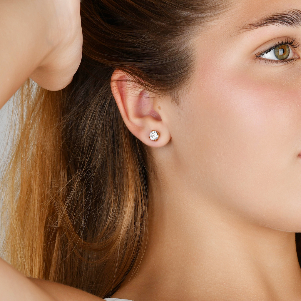 BRINCO SOLITÁRIO 5 MM