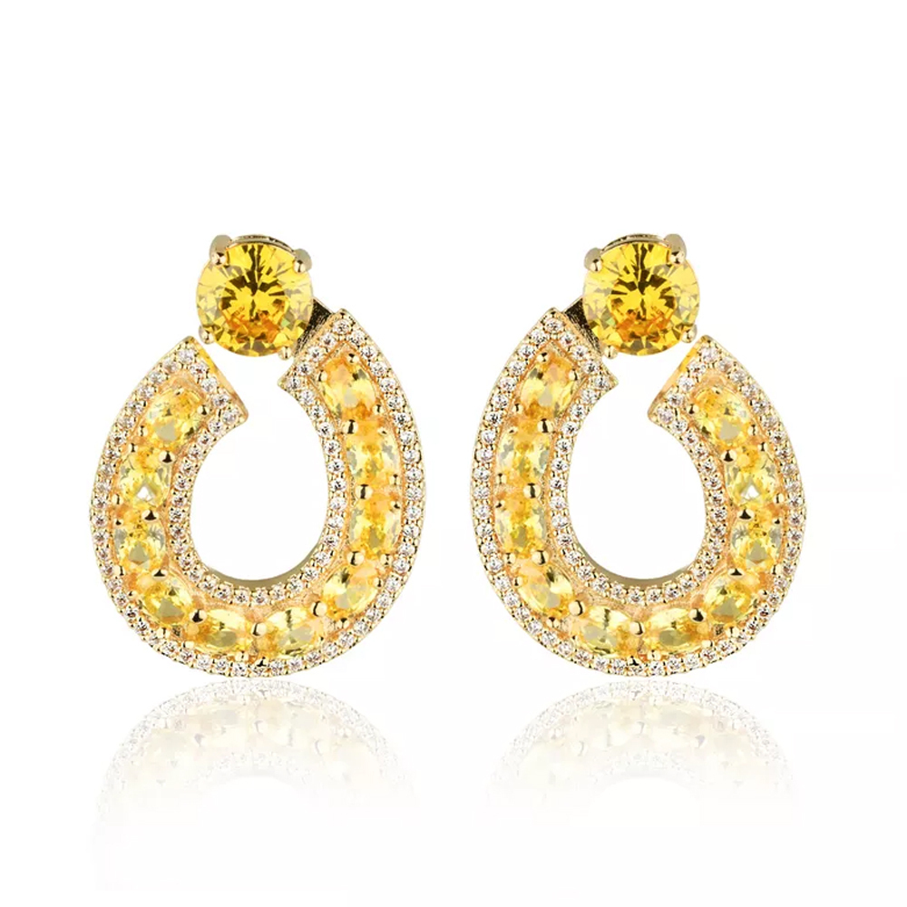 BRINCO FORMA U BANHO OURO 18K