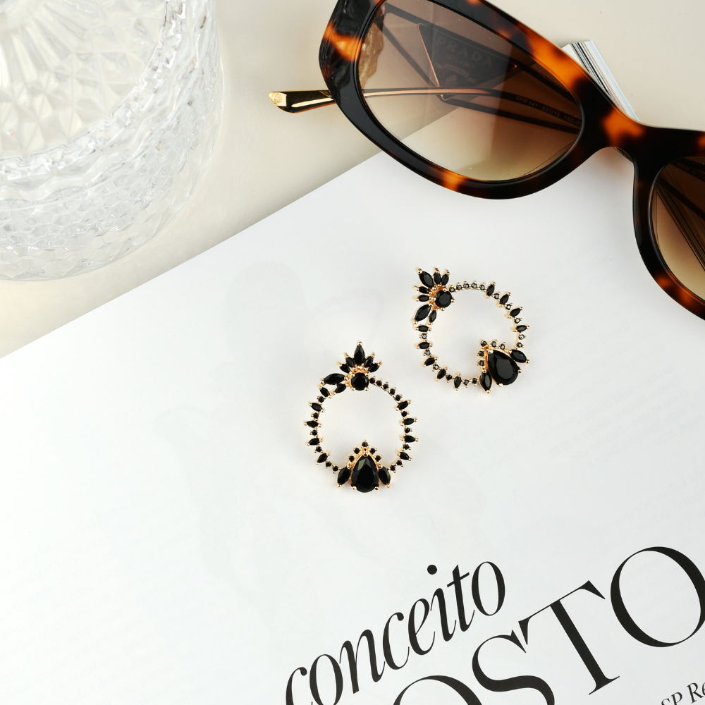 BRINCO CIRCULAR BANHO OURO 18K