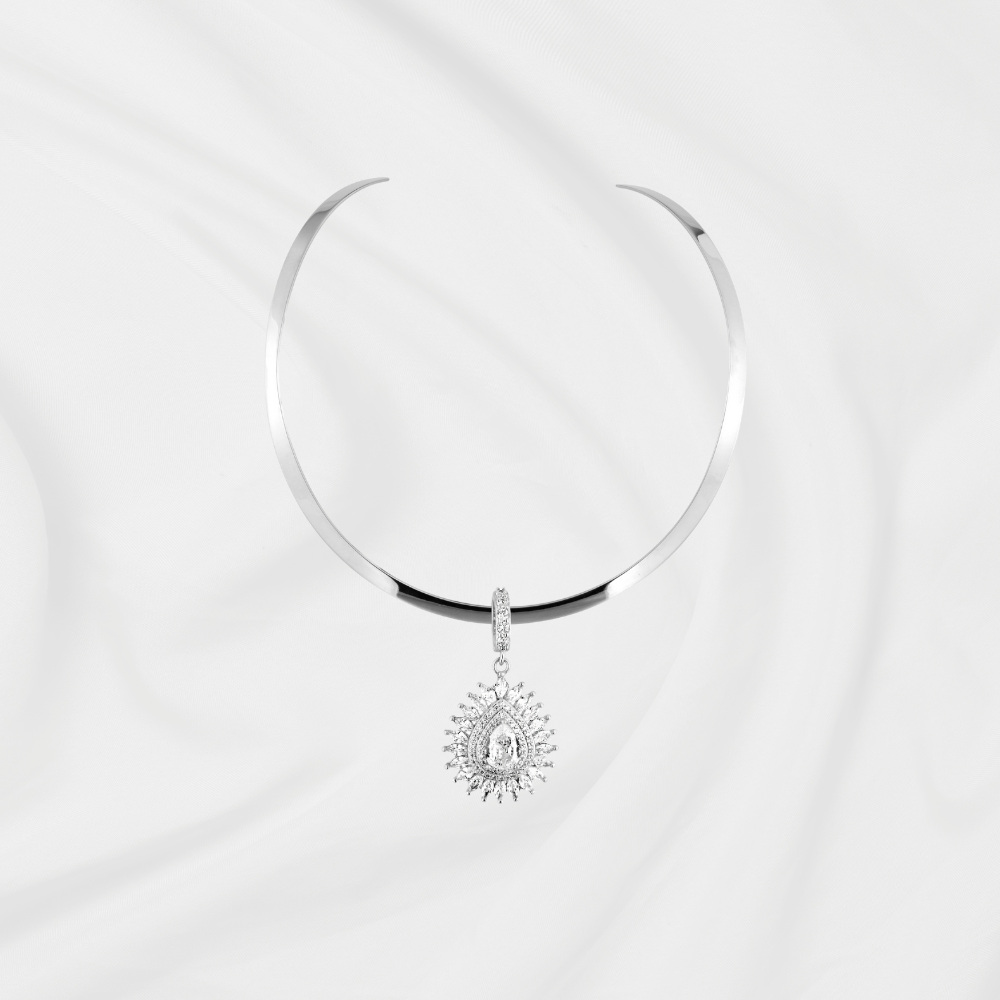 KIT CHOKER CLEO FINA + PINGENTE