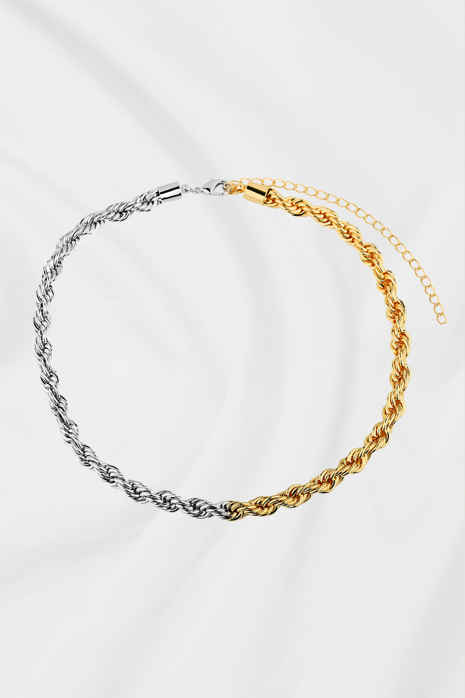 CHOKER CORDÃO BAIANO BICOLOR